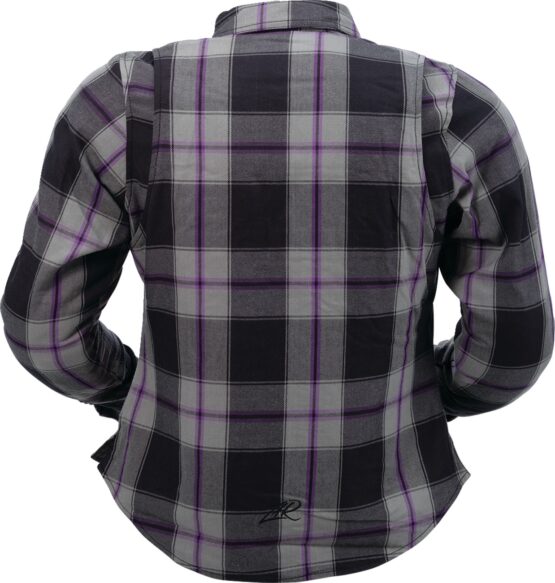 Z1R Women's Ashwood Flannel Jacket Purple 2W - Image 2