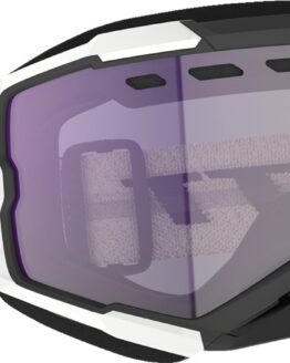 Scott Fury LS SnowX Goggle Black/White Blue Chrome Light Sensitive