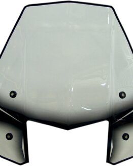 Cobra ProTEK Quick Release ATV Windshield w/ Headlight Cut-Out - 20" Clear