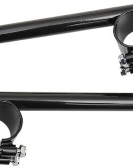 Black Clip On 7/8" Handlebar For 41mm Fork Uppers