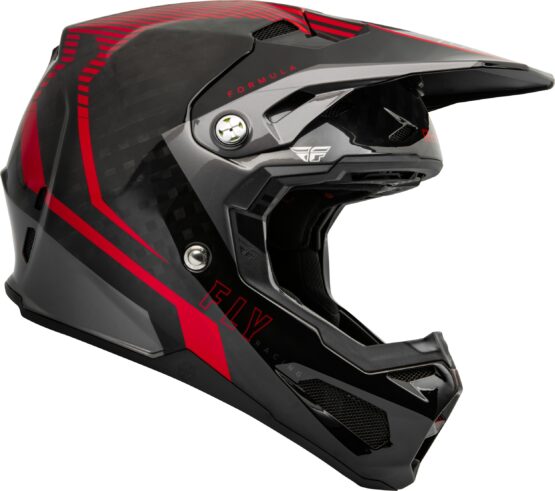 Fly Racing Formula Carbon Tracer Helmet Red/Black XS - Image 3