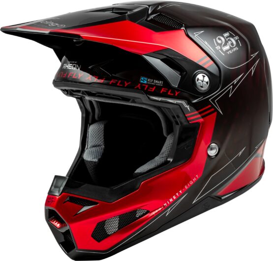 Fly Racing Formula S Carbon Legacy Helmet Red Carbon/Black 2X-Large