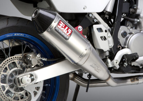 Yoshimura RS4 Dual Full Exhaust System Silver Fits DRZ400S/SM KLX400