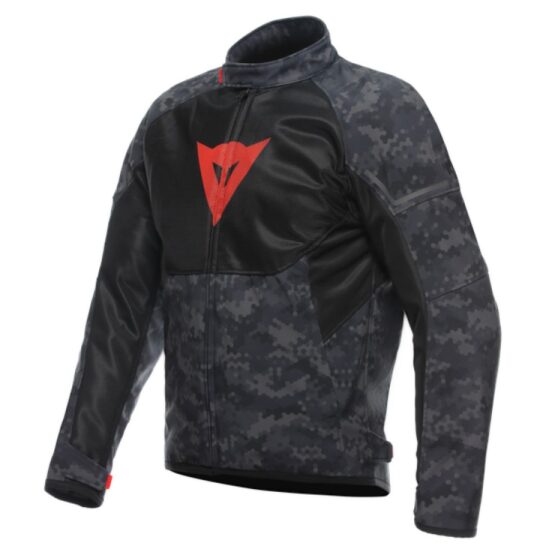 Dainese Ignite Air Jacket Camo Gray Black Fluorescent Red Size 54