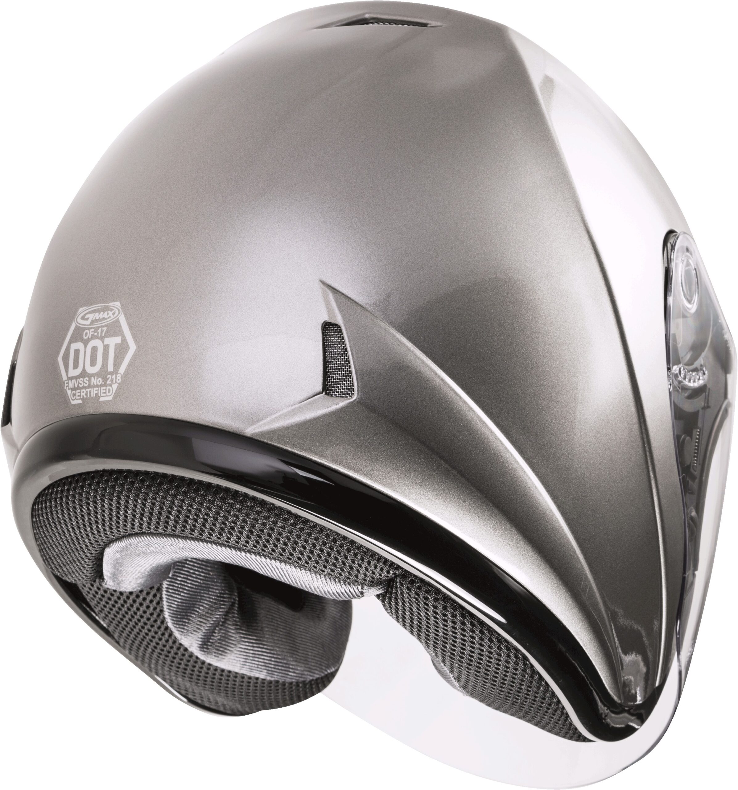 GMAX OF-17 Open-Face Helmet Titanium XS - Image 4