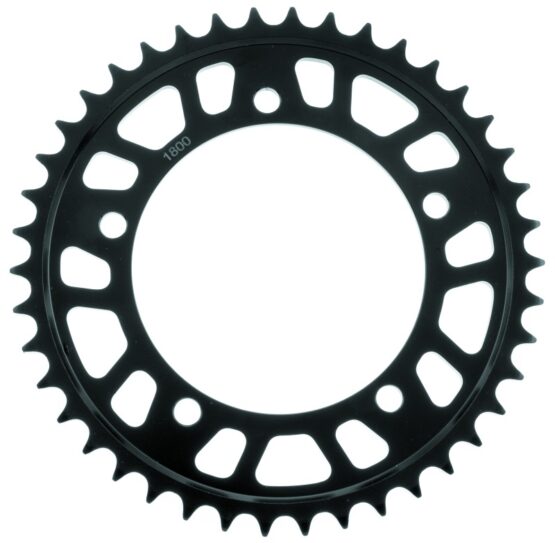 BikeMaster Rear Steel Sprocket 530 43T Black For Suzuki