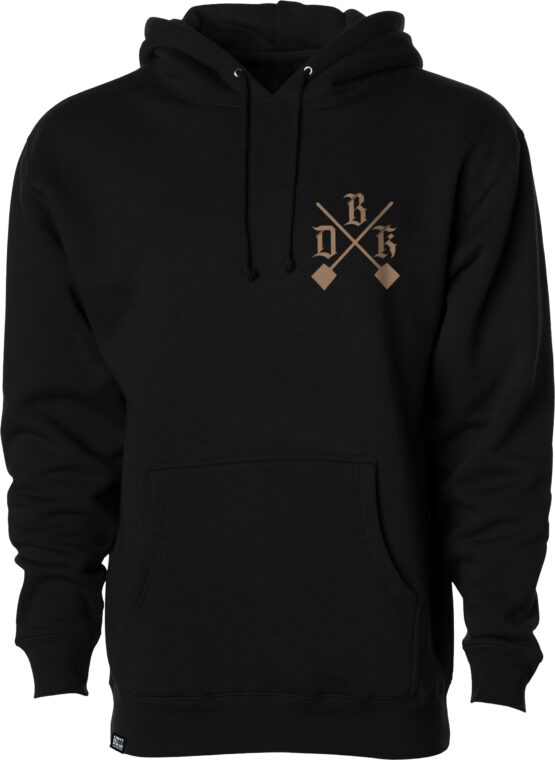 DBK Camo Shovels Hoodie Black Small