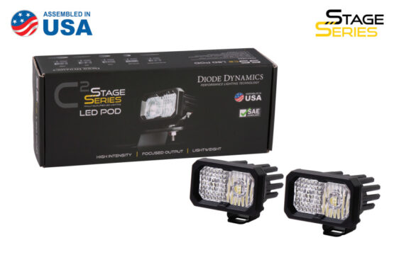 Stage Series 2 In LED Pod Pro - White Combo Standard ABL (Pair) - Image 3