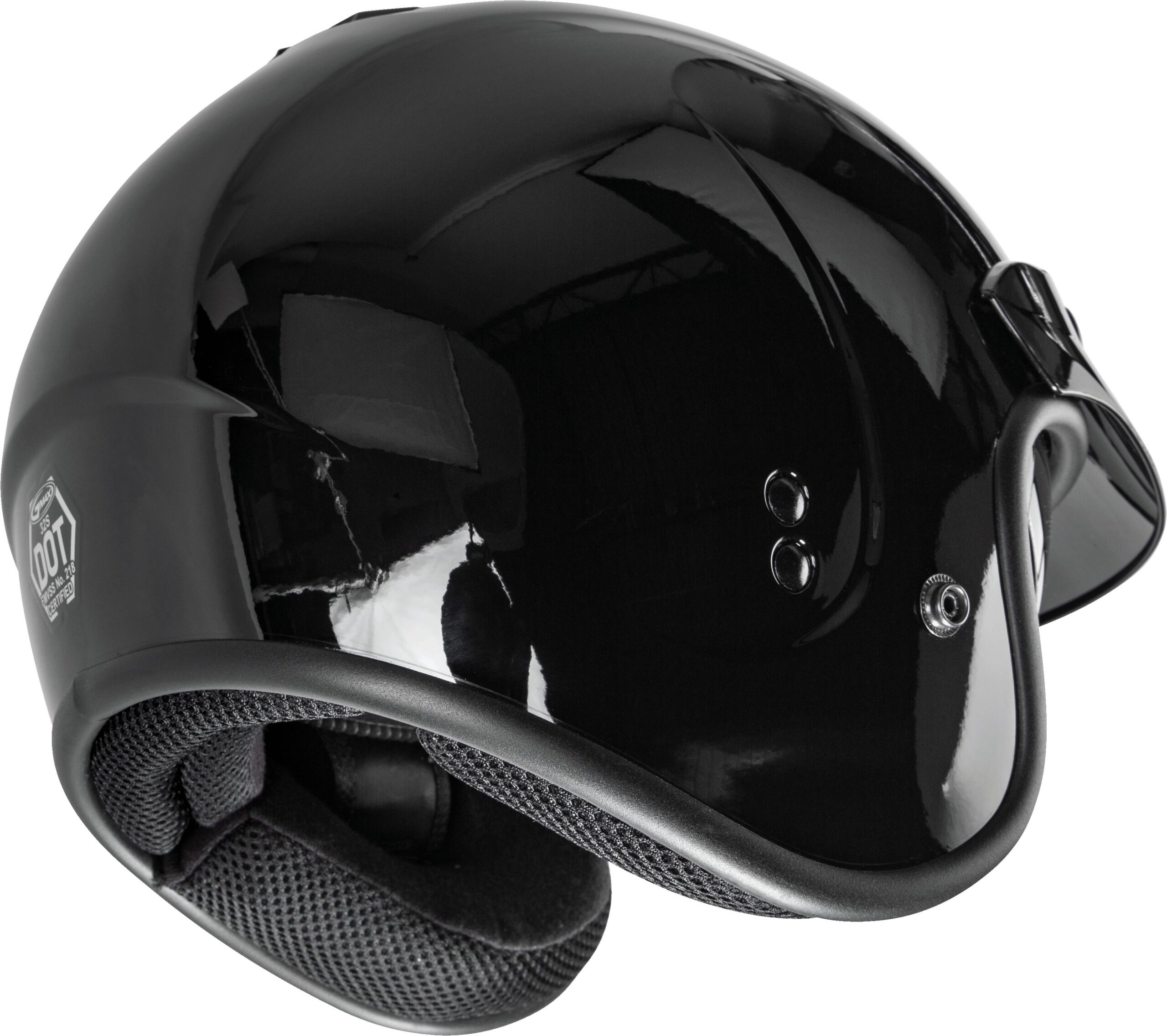 GMAX GM-32 Open-Face Helmet Black X-Small - Image 6