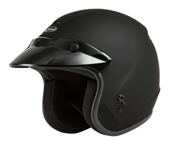 GMAX OF-2 Open-Face Helmet Matte Black Small