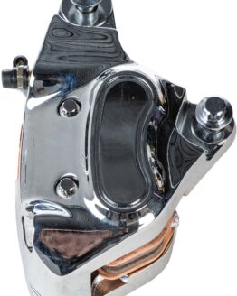 HardDrive Front Right Chrome Brake Caliper For Harley FLH/FLT 84-99