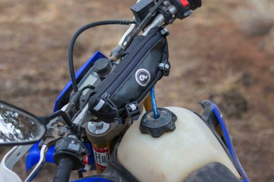 Zigzag Handlebar Bag Black - Image 3