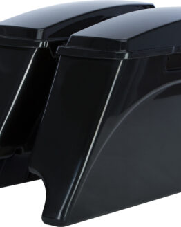 HardDrive ABS Stretched Saddlebags with Lids for Harley Touring 14-23