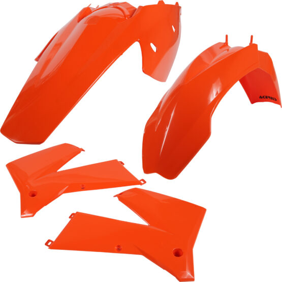 Acerbis Orange Plastic Kit 4-Piece Fits KTM EXC 2/4T 2005