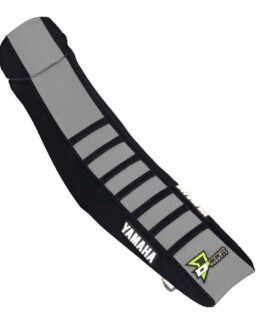 D'Cor Black/Grey Seat Cover w/ Black Ribs Fits 18-19 Yamaha YZ250F YZ450F