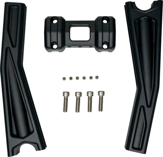 Kodlin Ascent Pro 10in Pullback Risers Black For Harley 3.5in On-Center - Image 2