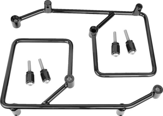 Burly Voyager Saddlebag Mount Kit Black Fits 21-22 Honda Rebel 1100 - Image 2