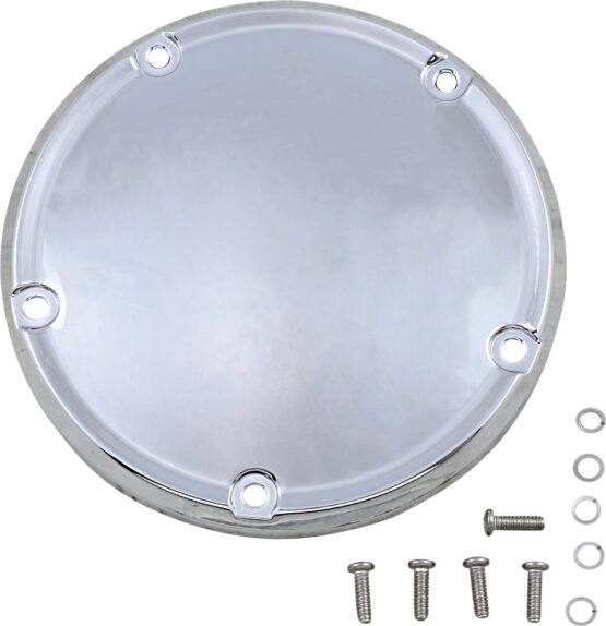 Drag Specialties Chrome Derby Cover For Harley-Davidson Softail Models - Image 2