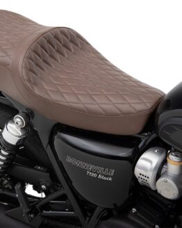 Diamond Vinyl 2-Up Seat Brown Low