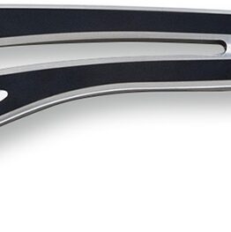 Arlen Ness Shifter Rod Deep Cut Flat Black 12 in. L