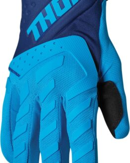 Thor Youth Spectrum Gloves - Large, Blue/Navy