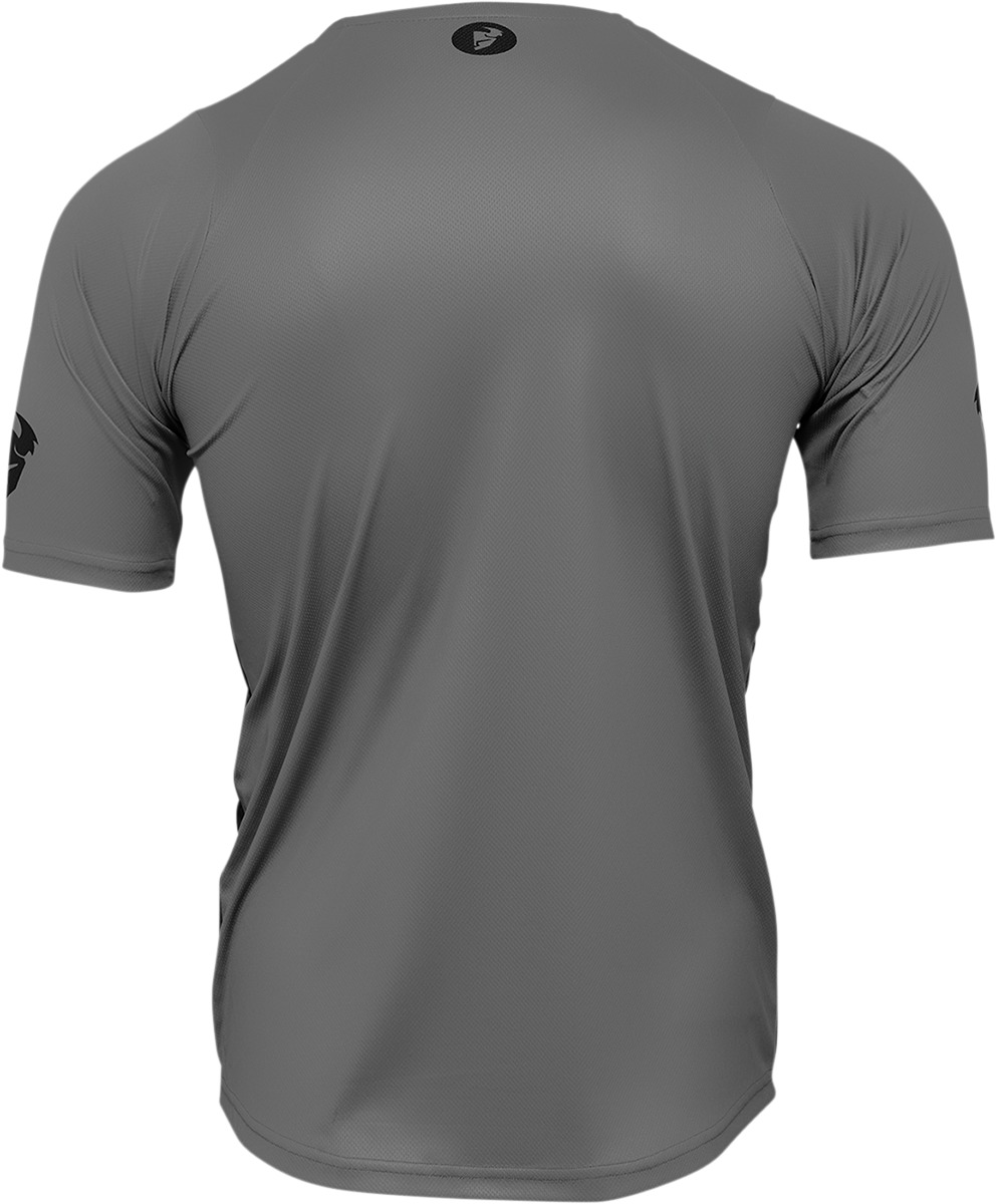 THOR Assist React Short-Sleeve Jersey Gray/Purple Men's Large - Image 3
