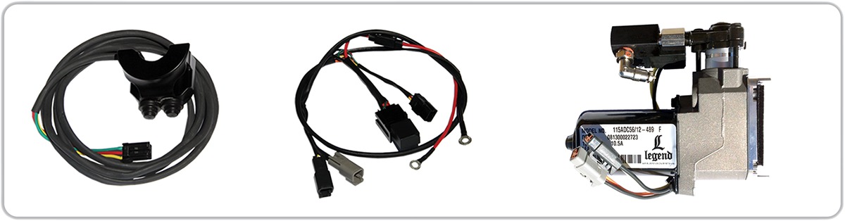 Legend Air-A Adjustable Air Suspension Black For Harley V-Rod - Image 3