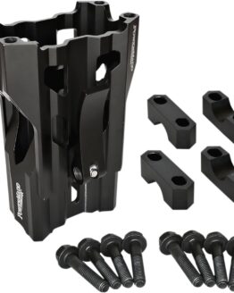 PowerMadd Adjustable Pivot Handlebar Riser 5-8in Black