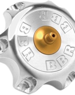 BBR Billet Aluminum Gas Cap Silver Ventilated For Most Honda Dirt Bikes