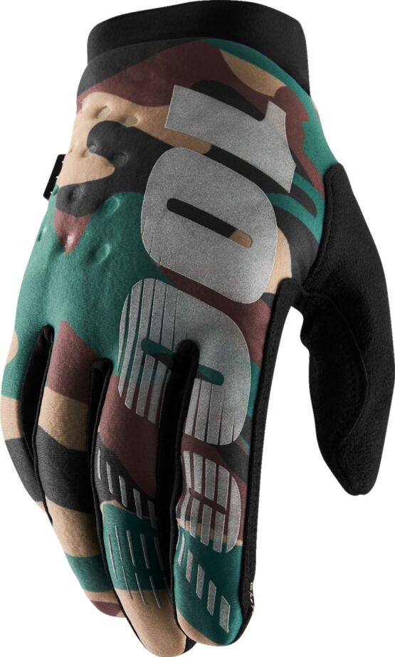 Men's Brisker Cold-Weather Gloves, Camo/Black, Size M