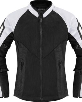 ICON Women's Mesh AF Jacket 3XL Black/White