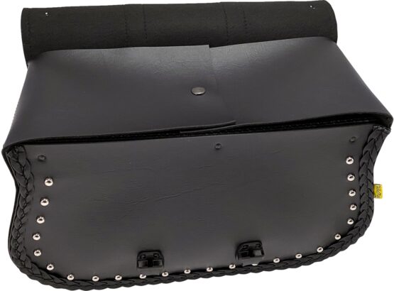 Willie & Max Warrior Saddlebags 14"x10"x4.5" Black Pair - Image 2
