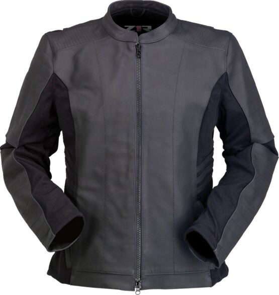 Z1R Bellona Women's Leather Jacket Black Medium