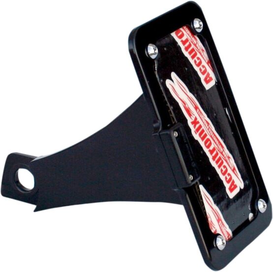 Accutronix Side Mount License Plate Frame Black For Indian Scout