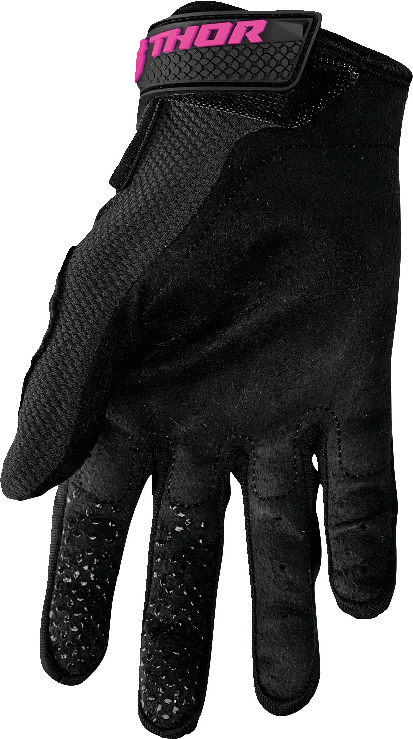 Thor Women's Sector Gloves XL Black/Pink - Image 3