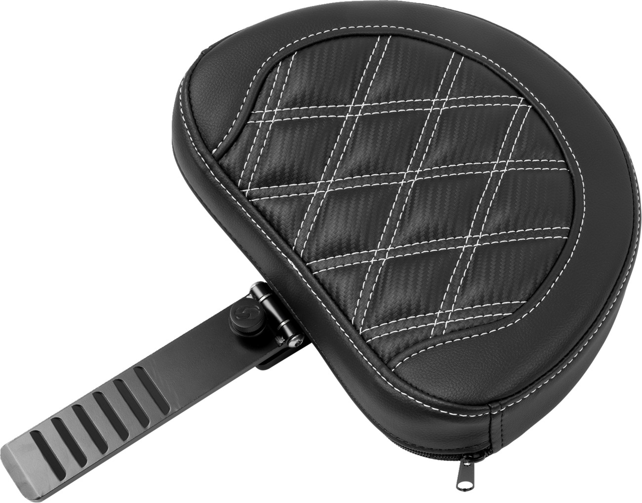 Saddlemen Roadsofa Extended Reach Seat with Backrest Lattice White For FLTR FLHX 23-24 - Image 3