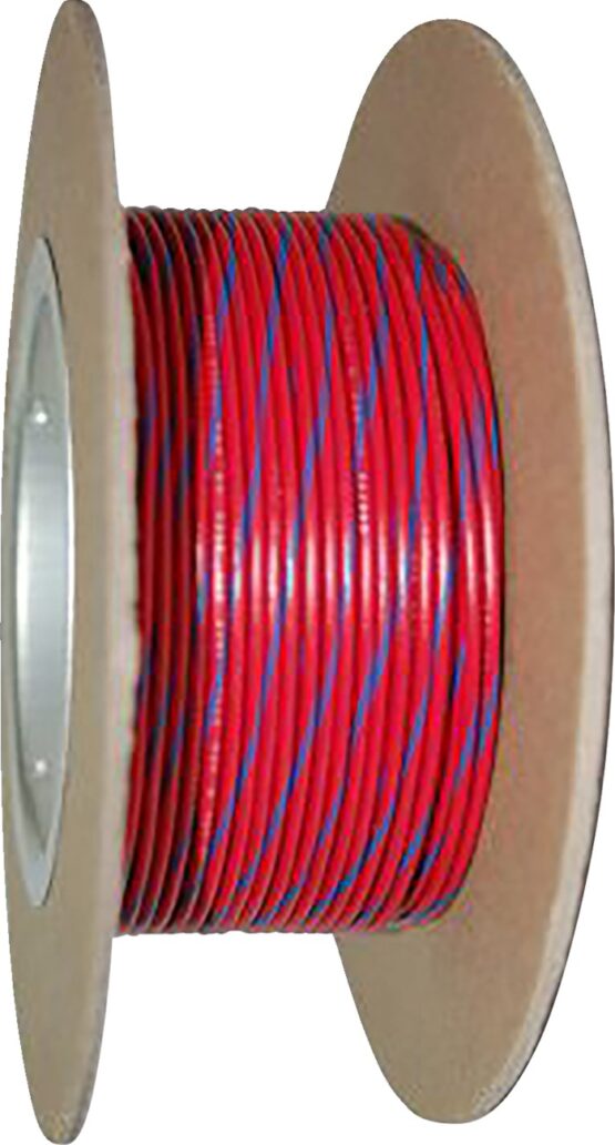 Red / Blue 18 Gauge Color Match Primary Wire - 100' Spool - Image 2