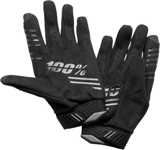 100% Men's R-Core Black Gloves 2XL for ATV/Motocross/Off-Road - Image 2
