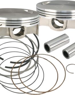 S&S Forged Piston Kit 4.125in +0.010in For Harley-Davidson 1984-2016