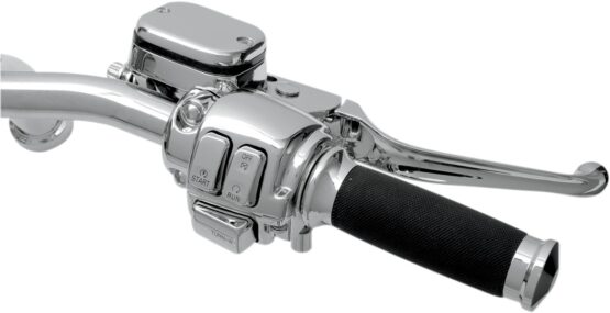 Drag Specialties Handlebar Control Kit Mechanical Clutch Chrome For Harley - Image 3