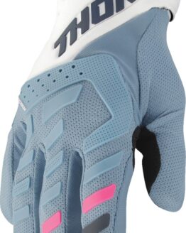 Thor Women's Spectrum Gloves L White/Starlight Blue