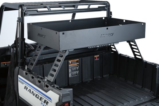 Moose Offroad Universal Upper Deck System Cargo Bed Rack XL Black - Image 3