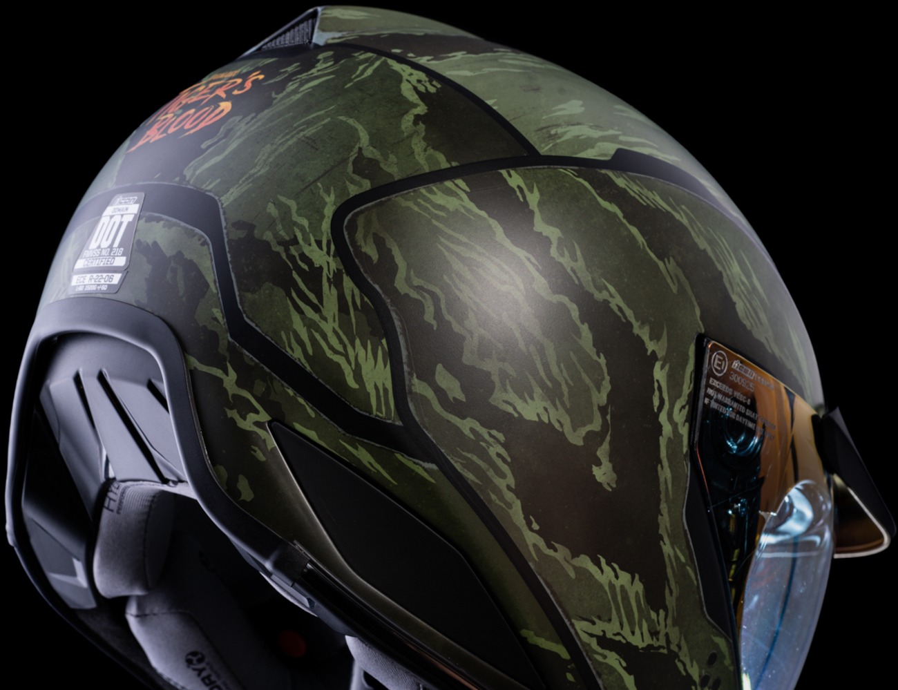 Domain Tiger's Blood Helmet Green 2XL - Image 3
