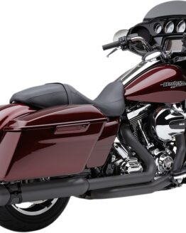 Cobra Race Pro 4" Slip-On Mufflers Black Fits FLH/FLT 2017-2022