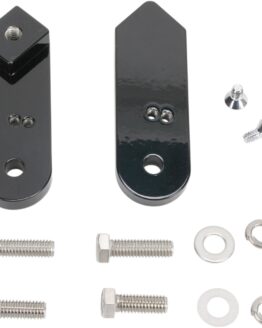 Passenger Floorboard Bracket Mounts - Black