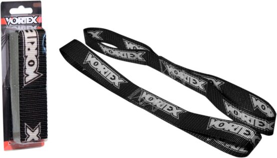 Vortex Soft Tie 1.5in x 18in Black Tie-Down Strap, Universal - Image 2