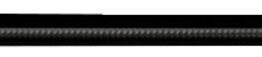 Goodridge 17in Universal Brake Line Black Zinc Fittings Black Hose