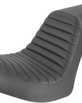 Profiler Tuck and Roll Leather 2-Up Seat Black Gel Low
