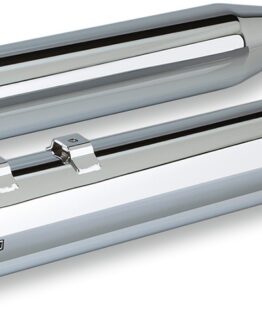 Grand National Chrome 4" Slip On Exhaust Black Cap