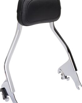 Cobra Detachable Short Backrest Chrome Fits FLH/FLT 1997-2008